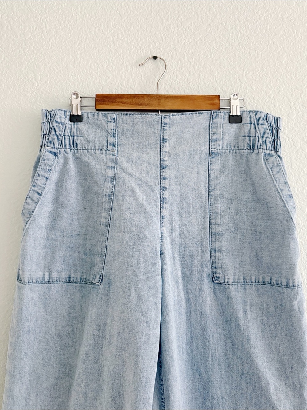 We The Free Breezy Pull-On Wide Leg Jeans Free People - Picture 5 of 10